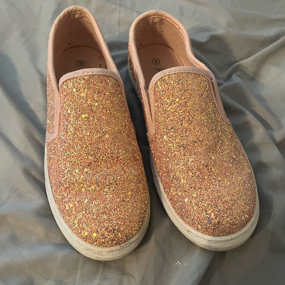 Glitter loafers